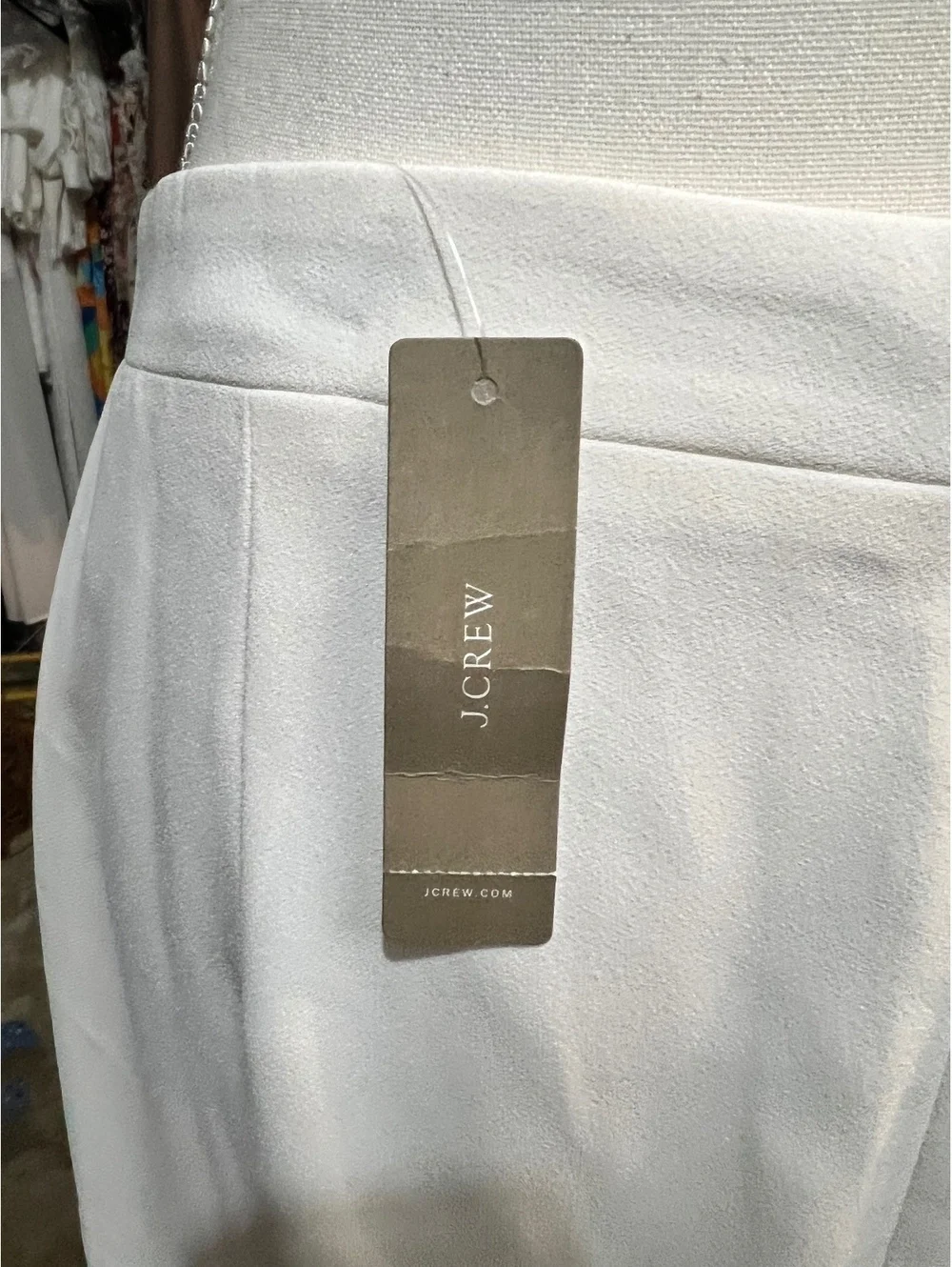 J.Crew Ivory Pencil Preppy Officecore NWT-Size 6